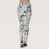 Gezichten van mensen leggings (Achterkant)