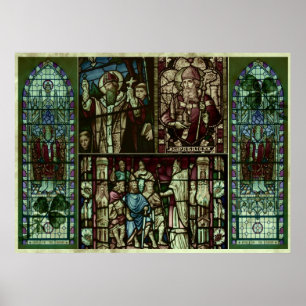 Gezichten van Saint Patrick Poster