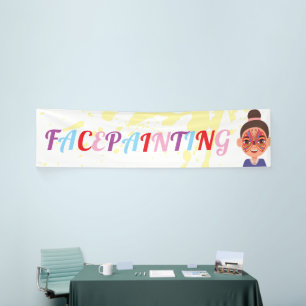 Gezichts beschildering Gezichtsbeschilderingskunst Spandoek