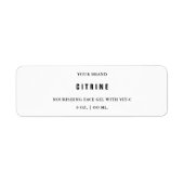 Gezichtscrème Skinny Jar Label (Voorkant)