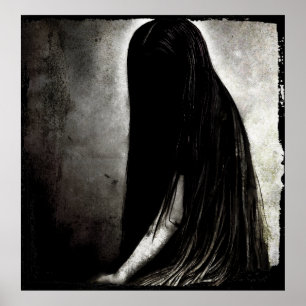 gezichtsloze blik poster