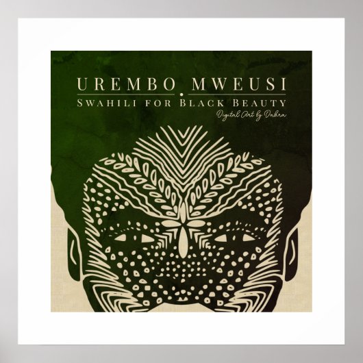 Gezichtsmarkeringen van de stam poster (Voorkant)