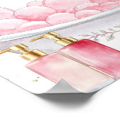 Gezichtsmasker Spa Party Sign Poster (Hoek)