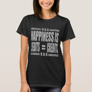 GEZIEN IS DEBITS = KREDIETEN T-SHIRT