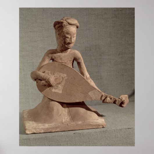 Geziene muzikant die een lat speelt, van poster (Voorkant)