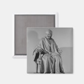 Geziene sculptuur van Voltaire Magneet (Voorkant / Achterkant)