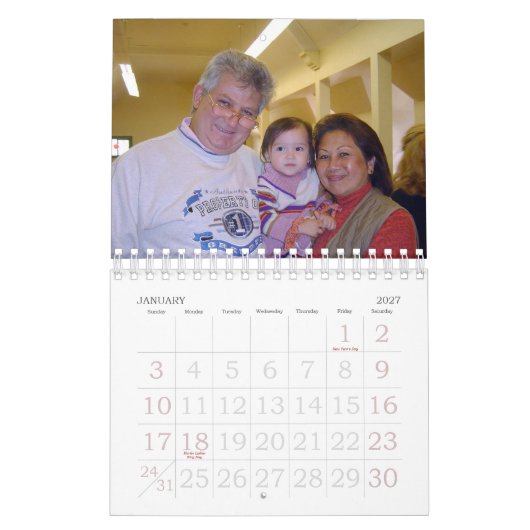 gezinkalender 2 kalender (Jan 2027)