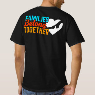 Gezinnen die samen immigrant zijn t-shirt