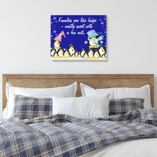 Gezinnen omgepakt Canvas (Insitu (Slaapkamer))