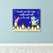 Gezinnen omgepakt Canvas (Insitu (Houten vloer))