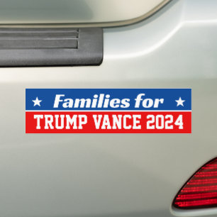 Gezinnen voor Trump Vance 2024 Bumpersticker