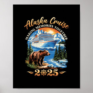 Gezins-Alaska-cruise maakt herinneringen 2025 Alas Poster