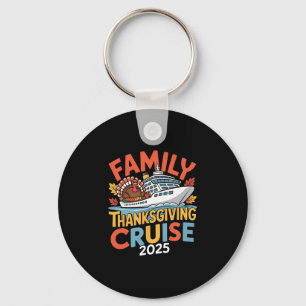 Gezins Thanksgiving-cruise 2025 Vakantietrip Schip Sleutelhanger