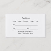 Gezinsarts Visitekaartje (Achterkant)