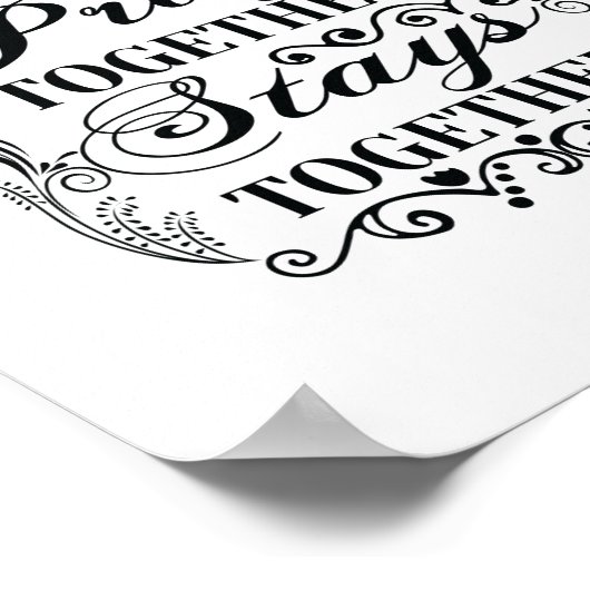 Gezinsbijbels met elkaar samenvoegen poster (Hoek)