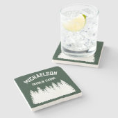 gezinscabine stenen onderzetter (Zijkant)