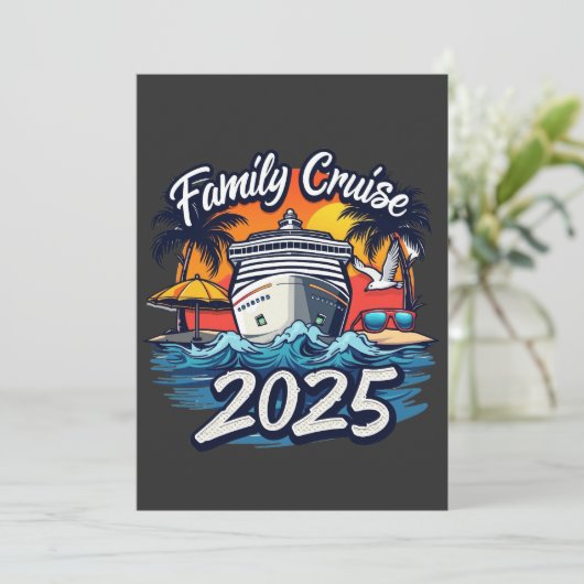 Gezinscruise 2025 Gezinsmatchende bemanningsschip Aankondiging (Staand voorkant)