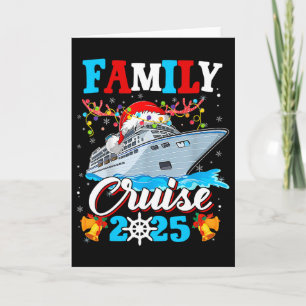 Gezinscruise 2025 Matching Familie Kerst Cruise Kaart
