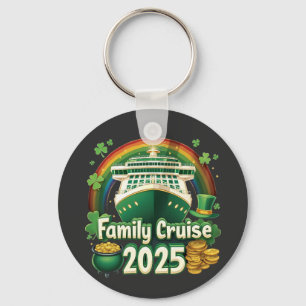 Gezinscruise 2025 St. Patrick's Matching Lucky Sleutelhanger