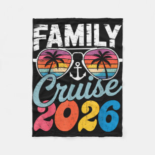 Gezinscruise 2026 zomer vakantie bijpassend gezin fleece deken