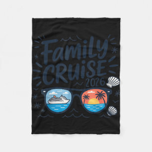 Gezinscruise 2026 zomer vakantie bijpassende famil fleece deken