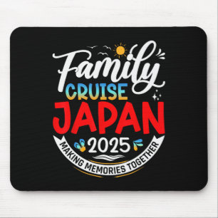 Gezinscruise Japan 2025 Overeenkomstige gezinsvaka Muismat