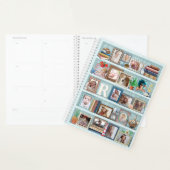 Gezinsfotocollage Beach Bookcase, speciaal geperso Planner (Display)