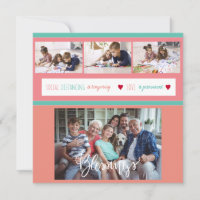 Gezinsfotocollage: blijf thuis bij het liefdesberi