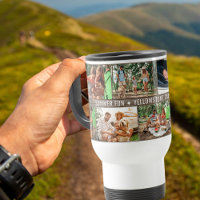 Gezinsfotocollage - voeg 9 foto's en aangepaste te