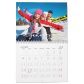 Gezinsfotokalender, bewerkbare aangepaste agenda kalender (Jan 2026)