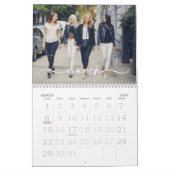 Gezinsfotokalender, bewerkbare aangepaste agenda kalender (Mar 2026)