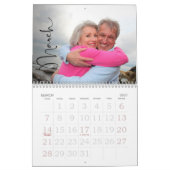 Gezinsfotokalender, bewerkbare aangepaste agenda kalender (Mar 2027)