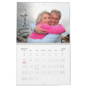 Gezinsfotokalender, bewerkbare aangepaste agenda kalender (Mar 2026)