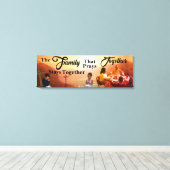 Gezinsgebeden Canvas Afdruk (Insitu (Houten vloer))