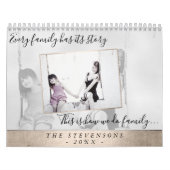 Gezinsgezinsleven | Elegant Gold Year in Pics | 12 Kalender (Hoes)