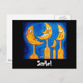 Gezinsglimlach Briefkaart (Voorkant / Achterkant)