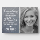 Gezinsherdenking | Fotoherdenking Fotoplaat (voorkant)