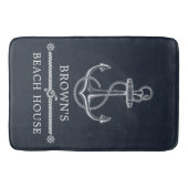 gezinshereniger Nautische anker Badmat (Voorkant)