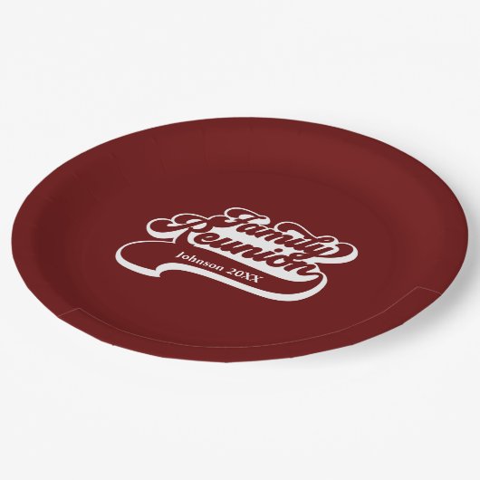 Gezinshereniging aangepast Bord papier (Gekanteld)