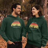 Gezinshereniging Aangepaste Camping Trip Sunset Fo Hoodie