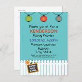 Gezinshereniging Aankondigingskaart (Voorkant / Achterkant)