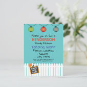 Gezinshereniging Aankondigingskaart (Staand voorkant)