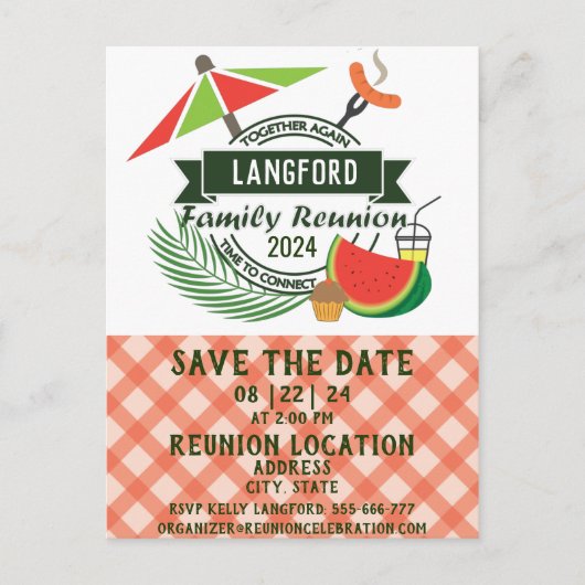 Gezinshereniging Briefkaart (Voorkant)