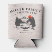 Gezinshereniging Camping Road Trip Personated Blikjeskoeler (Voorkant)