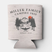 Gezinshereniging Camping Road Trip Personated Blikjeskoeler (Achterkant)