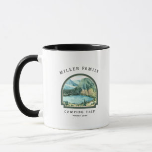 Gezinshereniging Camping Road Trip Personated Mug Mok