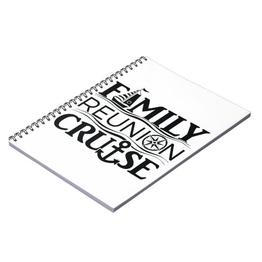 Gezinshereniging cruise notitieboek (Linkerzijde)