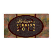 Gezinshereniging Etiket (Voorkant)