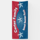 Gezinshereniging Evenement Picnic Spandoek (Verticaal)