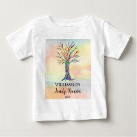 Gezinshereniging Familieboom Baby's T-shirt